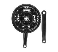 Pédalier En Acier À Haute Teneur En Carbone 24-34-42 Dents Avec Cache-chaîne, VTT/vélo De Route