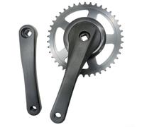 Pédalier en alliage d'aluminium 170 mm 42 dents pour vélo de route électrique VTT Fixie, boîtier de pédalier carré conique, noir