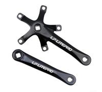 Pédalier en alliage d'aluminium de 170 mm avec plateau étroit et large, compatible avec cône carré, 50-58T 130BCD pour vélo électrique pliable de route, 9, 10, 11 vitesses (manivelle noire)