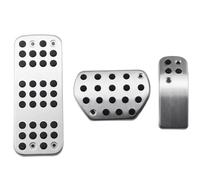 Pédalier et repose-pied à VISER ET PERCER PG-AT_COMPLET-STYLE5 AUTOMATIQUE alu pédale AUTOMATIQUE sport pédales AUTO Pédale accélérateur frein ET REPOSE-PIED ALU en acier inoxydable Alu