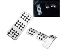 Pédalier et repose-pied manuelle PG-COMPLET-TYPE5 sport pédales manuelle Pédale accélérateur frein embrayage ET REPOSE-PIED ALU LOOK SPORT acier inoxydable Alu à VISER ET PERCER