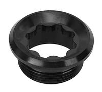 Pédalier intégré en alliage de titane pour vélo de route M20x8 RT122, vis de couvercle de pédalier avec anneau en caoutchouc étanche, boîtier de pédalier léger et résistant à la co (Noir RT122)