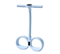 Pédalier intelligent avec traction à 6 pédales, poignées de bande de résistance, bandes de résistance de fitness avec affichage numérique, poignées pour étirement complet du yoga (bleu, taille unique)