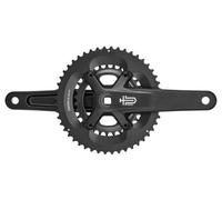Microshift Sword Crankset Argenté 175 mm / 48/31t Black