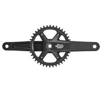 Pedalier microshift a axe carre sword black 1x9v 42 dents