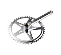 Pédalier mono acier L150 futura Sélection CGN Cycle Argenté