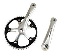 Pédalier mono piste / fixie alu Sélection Sélection CGN Cycle 46d L165 Noir