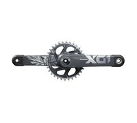 Pédalier mono plateau Sram Sram X01 Eagle Boost DUB DM 32D Xsync2 Lunar Polar (BB N.I.) - noir - Noir - 175 mm