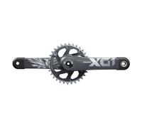 Pédalier mono plateau Sram Sram X01 Eagle SuperBoost+ DUB DM 32D Xsync2 Lunar Polar (BB N.I.) Noir