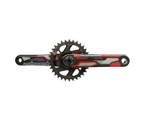 Pédalier mono plateau Truvativ Descendant Colab TLD Eagle DH DUB73 DM Rouge