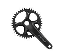 Shimano Pédalier GRX 610 – 170 mm, 40 dents, 12 vitesses – Noir/Argenté