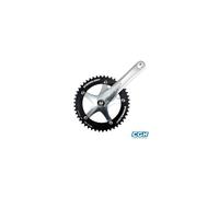 Pedalier route piste track 2000 jis 170mm plateau 46d. 1''1-8 noir (axe carre 107mm) plateau diam 144