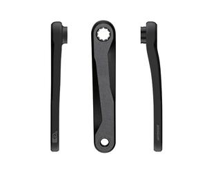 Pédalier Omega Modulaire Megaexo 0 19 Mm 2X B3 50X34D, 170 Mm, Sh12, Noir 421575