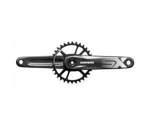 Pédalier plat acier Sram SX Eagle BST Dub DM Gris