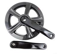 Pédalier pliable pour vélo de 152 mm, en alliage d'aluminium, 32T, 48T, 52T, forgé à froid pour manivelle de vélo, pièces de vélo pliables compactes, (48T)