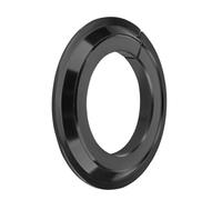 Pédalier pour casque de vélo | 44/52/55/56 mm, d'aluminium, noir | Course de fourche droite et conique | Rondelle d'entretoise inférieure de réparation de fourche pour vélo de route
