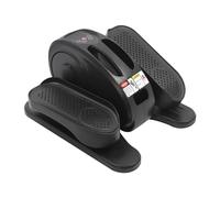 Pédalier pour la maison - Mini vélo d'appartement - Entraîneur des jambes en position assise - Électrique - 5 vitesses - Activation musculaire sans effort - Argenté