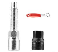Pédalier pour VTT Triple 24/34/42T Acier pour Robuste Pédalier | Triple plateau 24/34/42 dents, acier pour durable, idéal sentiers techniques, changement fluide
