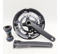 Pédalier Route 48/32T 175mm pour Cyclisme Performance | Design léger 170mm, finition noire, résistance rouille, changement vitesse fluide, durable(175mm)