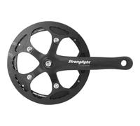 Pédalier route avec carter pour transmission sans tendeur de chaîne Stronglight Impact S 44Dts 8V. 170 mm Noir