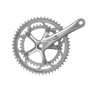 Pédalier FCR96 SUNRACE 34-50T Argent - Vélos de course - Profondeur de manivelles +2mm - Mixte
