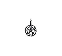 Pedalier route compact 50-34d l172.5 strong impact noir 9/10v