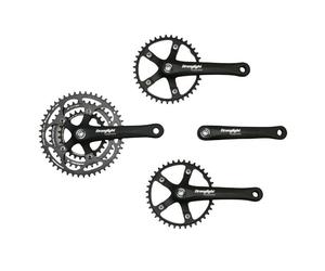 Pédalier route kit avant + arrière Stronglight Impact Tandem 9-10V. 170 mm 48-38-28 Noir