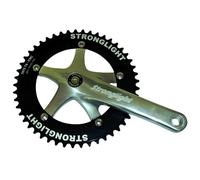 Pédalier route piste plateau Stronglight Piste Track 2000 Jis 165 mm 46D. 1"1-8 (Fixie - Singlespeed) Diam 144 Noir