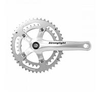 Pédalier route - Stronglight - 9-10v - Argent - 155mm - Compatible 8v