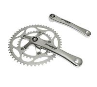 PEDALIER ROUTE STRONGLIGHT 9-10V. IMPACT ARGENT 172.5mm 52-34 COMPATIBLE 8V.