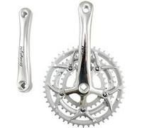 Stronglight - Pédalier VTT Compact 28/38/48 Dents - Aluminium 170mm - Acier - Argenté