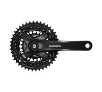 SHIMANO Unisex adulto Fc-ty501 Vierkant 6/7/8-fach Parti per bici , Noir, 175 mm EU