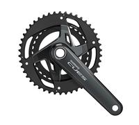 Shimano Cues Hollowtech U8000-2 Crankset Argenté 175 mm / 46/32t Black