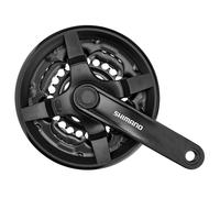 Shimano Tourney Fc-ty301 3x6/7/8s Crankset Noir 170 mm / 24-34-42t