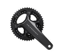 Shimano Fc-r8100 Crankset Argenté 170 mm / 46/36t Black