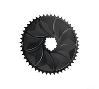Pédalier simple 44T pour vélo de route VTT 9-12 vitesses (48T) | Dents étroites larges, empêche l'éjection, taille 40T, compatible avec gxp, pour 9-12 vitesses