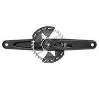 Sram Eagle 90 T-type Q174 Cl55 Dub Wide Crankset Argenté 155 mm / 32t Black / Silver