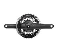 Sram Red Axs Dub 12s Crankset With Power Meter Argenté 167.5 mm / 48/35t Black