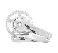 Pédalier Sturmey-Archer 38DTS Argenté