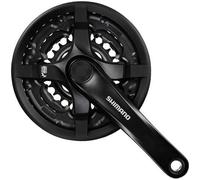 Pedalier vtt triple 42-34-24d l170 alu shimano tourney ty501 (axe carre 122) Multicolore