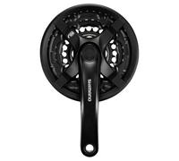 Shimano Tourney Ty501 6-8s Crankset Noir 170 mm / 42/34/24t Black