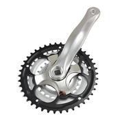 Generique Pédalier VTT ATOO 42-34-24D Alu 170 mm Axe carré 122 mm 7/8V Multicolore