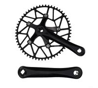 Pédalier ultraléger 130BCD avec plateau 4856T pour vélos pliants Longueur du bras de manivelle 170 mm (48T)