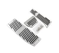 Pédalier Voiture 1 Pièces Pour 1 3 Série X1 E39 E46 E87 E90 E91 E92 Antidérapant Accélérateur Gaz Carburant Frein Repose-pieds Pédales Style Voiture Protection Pédale Voiture(Drill 3pcs for AT)