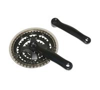 P2R Pédalier VTT p2r 7-8 vitesses 150 mm 42-32-22 avec pare-chaîne (boîtier 118-122 mm)