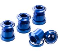 Reverse Visseuse de chaîne inversée Écrou en aluminium MTB 4 pièces 9 g Bleu foncé