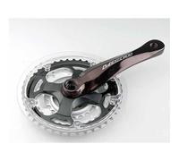 Pédalier VTT - Lasco - 42-32-22D - Aluminium - 170 mm - Pare-chaîne démontable