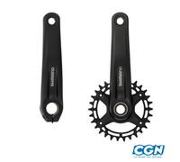 PEDALIER VTT MONO 30D L170 ALU SHIMANO MT510 NOIR 12V