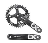 Pédalier VTT, Pédalier MTB à cône carré avec Bras de 170mm 104 BCD, Compatible avec Les vélos Mono-Vitesse et Les vélos 8/9/10/11 Vitesses, optionnel 32T/34T/36T/38T/40T/42T Chainring Crank Set