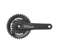 PEDALIER VTT SHIMANO 9-10-11V. CUES U4000 170mm 36-22 DTS (AXE CARRE BOITIER